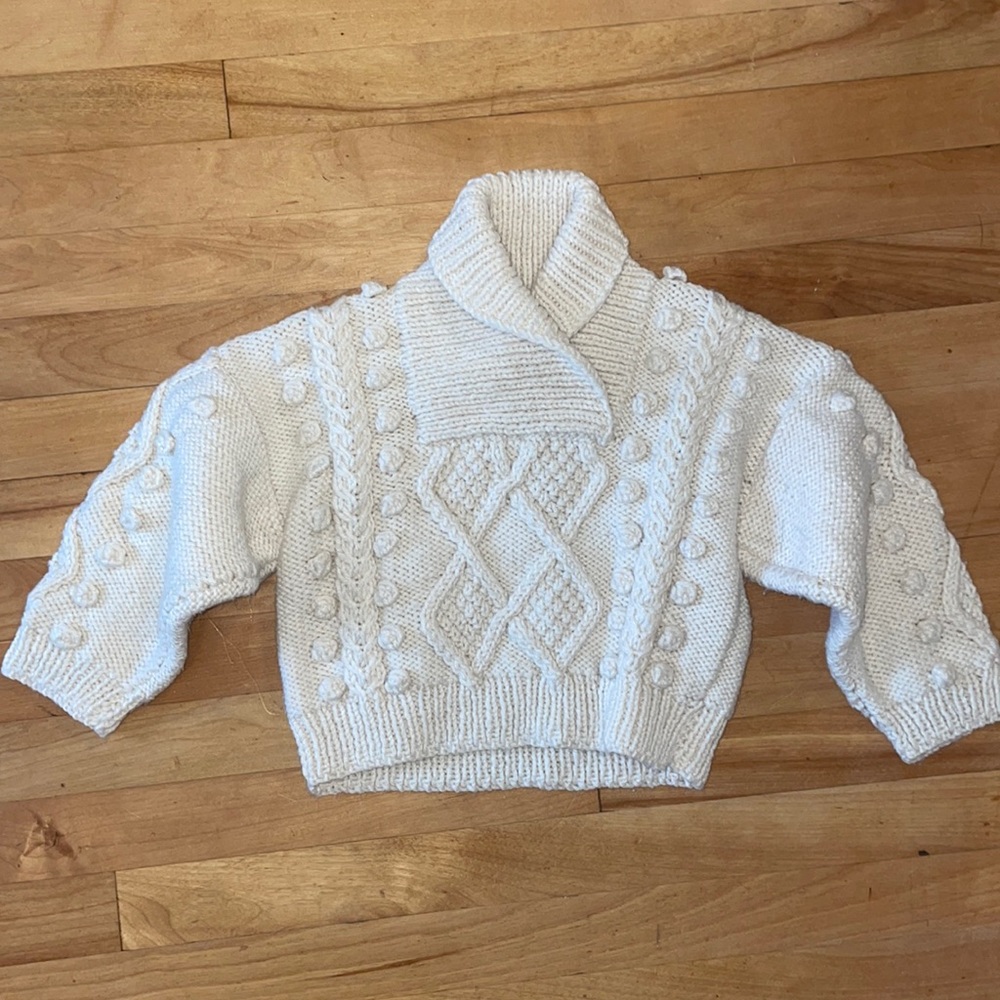 Hand Knit Baby Sweater